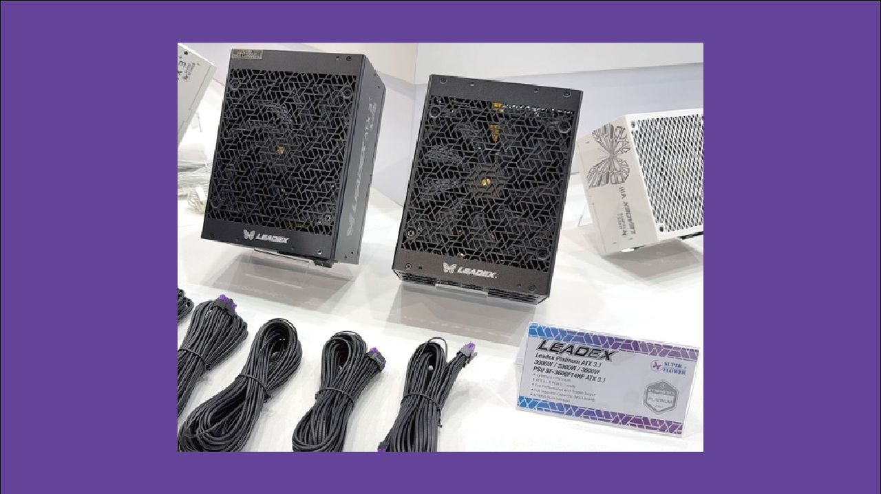 【Media】振華推出 Leadex 3600W 白金電源 支援 ATX 3.1 規格 原生 4 路 12V-2x6